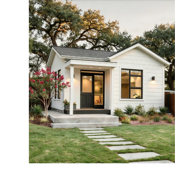 Detached ADU construction project in Dallas Texas